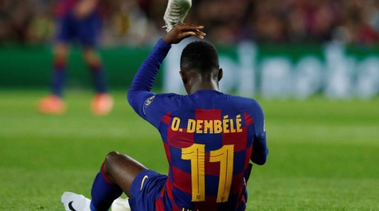 أزمة محتملة بين برشلونة وديمبلي بسب باريس سان جيرمان