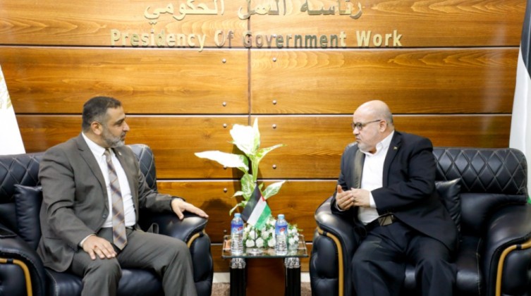 الدعليس يلتقي المدهون لمناقشة تطوير منظومة العمل القضائي