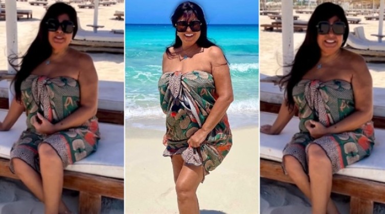 بالفيديو: فيفي عبده تكشف آخر تطورات حالتها الصحية من الساحل الشمالي