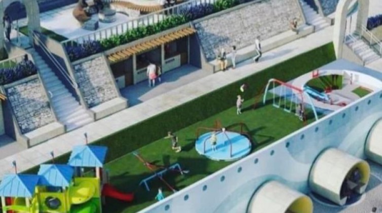 بالصور: بلدية غزة تشرع بإنشاء حديقة عامة على شاطئ البحر