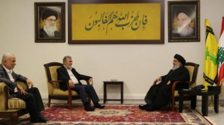 تفاصيل لقاء حسن نصرالله مع زياد النخالة في بيروت