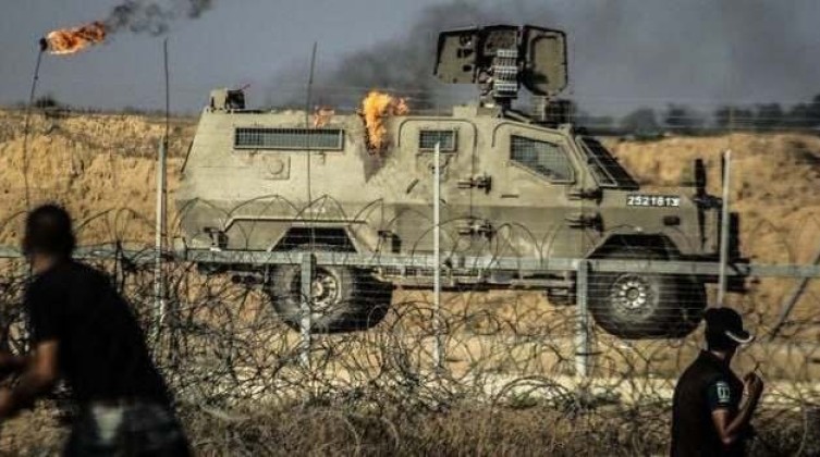 مركبة إسرائيلية تتعرض لإطلاق نار شرق قطاع غزة