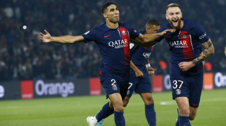 شاهد- حكيمي يسجل هدفا عالميا في شباك مارسيليا