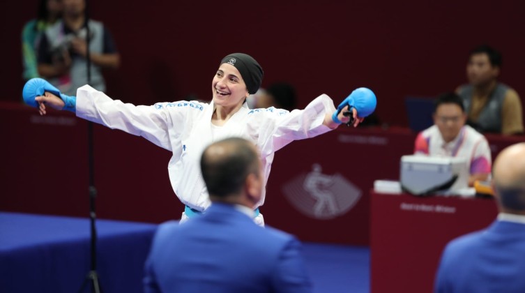 حلا القاضى تحقق أول ميدالية برونزية لفلسطين في الأسياد
