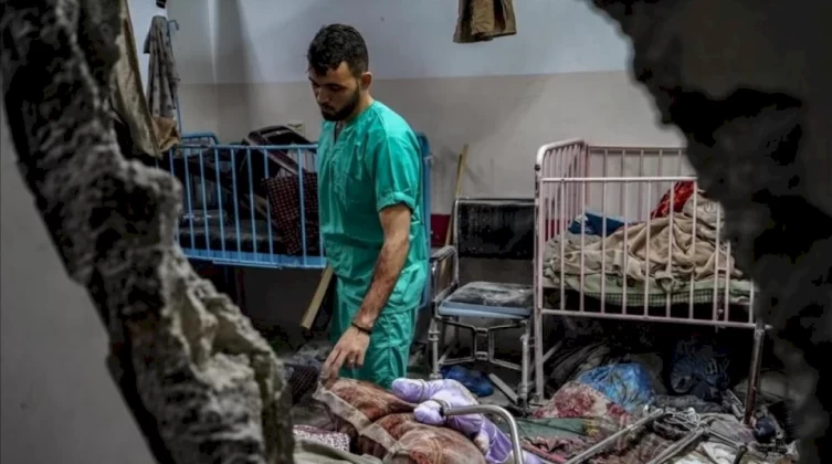 الاحتلال يحول مجمع ناصر الطبي لمكرهة صحية