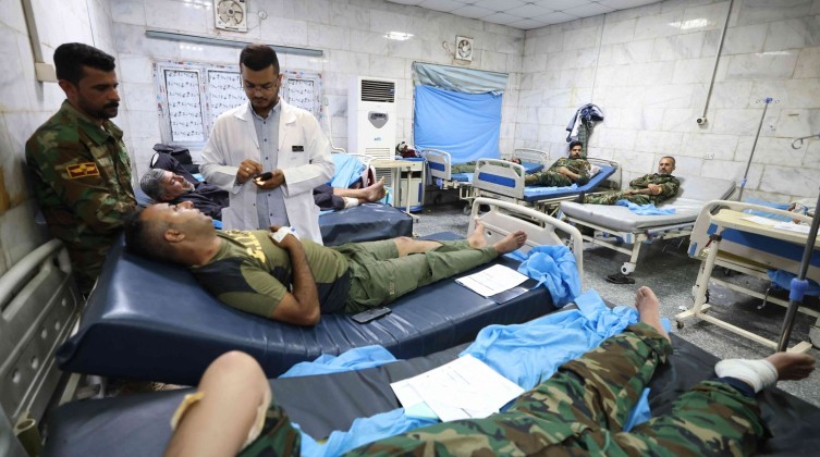 اصابات في قصف استهدف قاعدة عسكرية للحشد الشعبي جنوبي بغداد