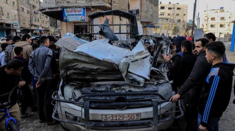 4 شهداء من عناصر الشرطة بقصف إسرائيلي في رفح