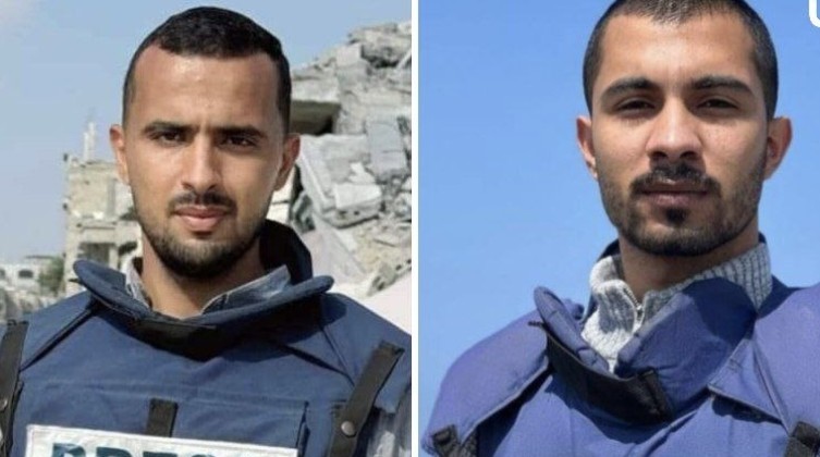 بالفيديو: استشهاد صحفيين يعملان مع قناة الجزيرة بغارة إسرائيلية في غزة