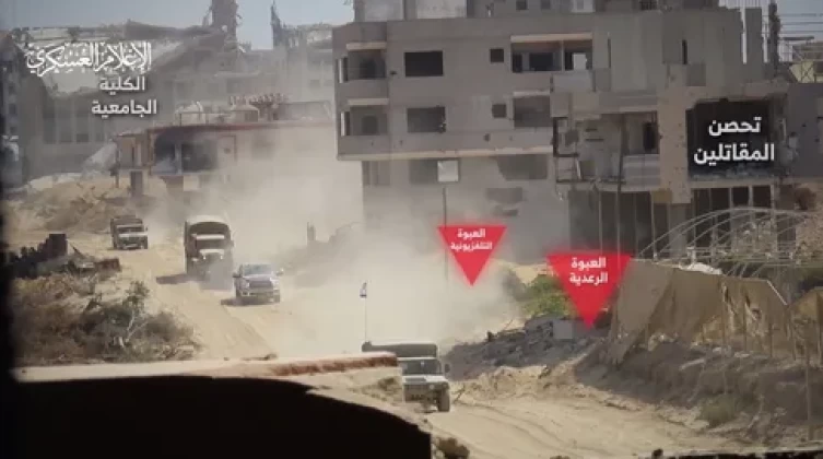 شاهد- مجندون جدد للقسام ينفذون كمينا قاتلا للاحتلال في محور نيتساريم