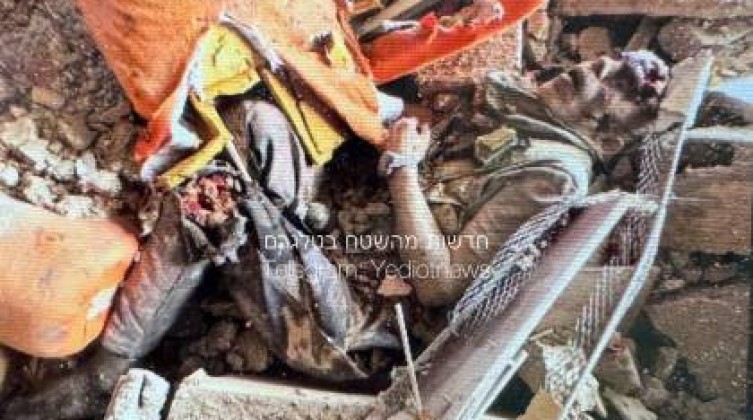 بالصور: الاحتلال يزعم فحص معلومات عن استشهاد السنوار