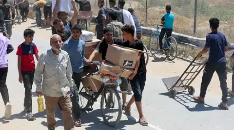 مؤسسة "غرة الإنسانية" تفتتح موقعها الثالث لتوزيع المساعدات في غزة
