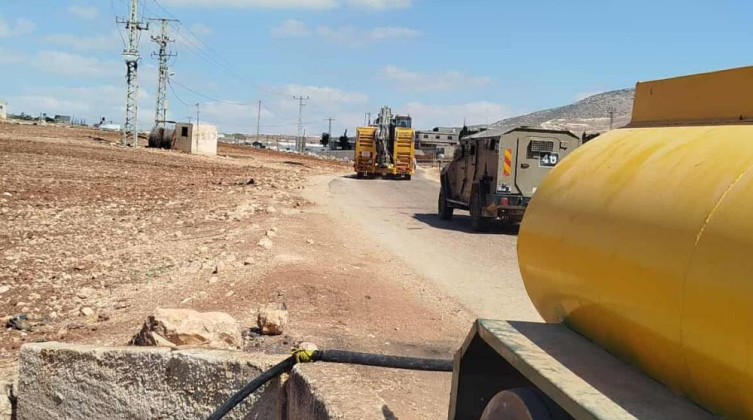الاحتلال يشرع بهدم مدرسة قيد الإنشاء شرق طوباس