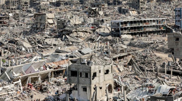 صورة: الجيش الإسرائيلي يترك "متفجرات سائلة" لنسف المباني في جباليا