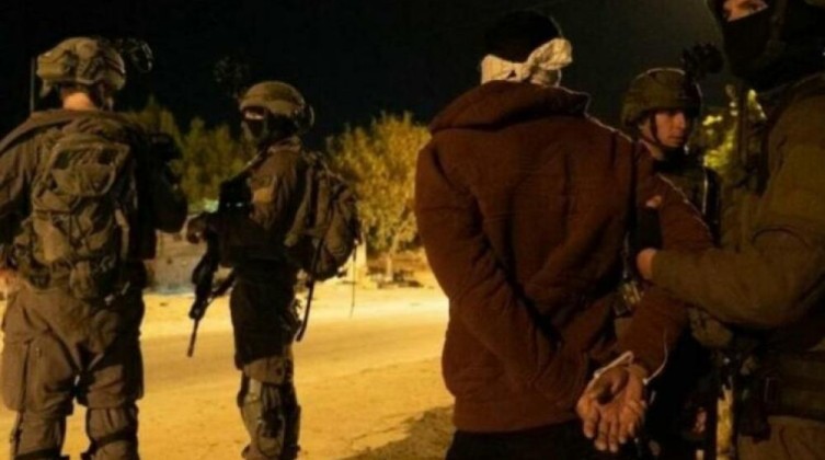 الاحتلال يعتقل 7 مواطنين من الضفة