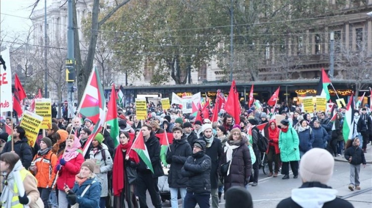 فيينا.. متظاهرون ينددون بتمويل دول أوروبية الإبادة في غزة