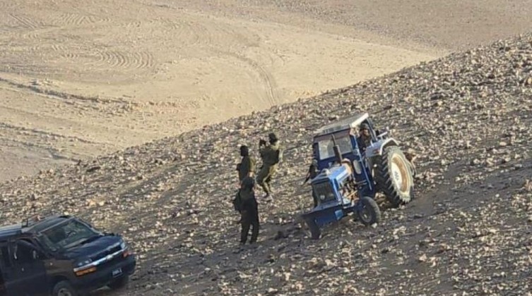الاحتلال يمنع المزارعين من حراثة أراضيهم في وادي أبو عياش ببيت لحم