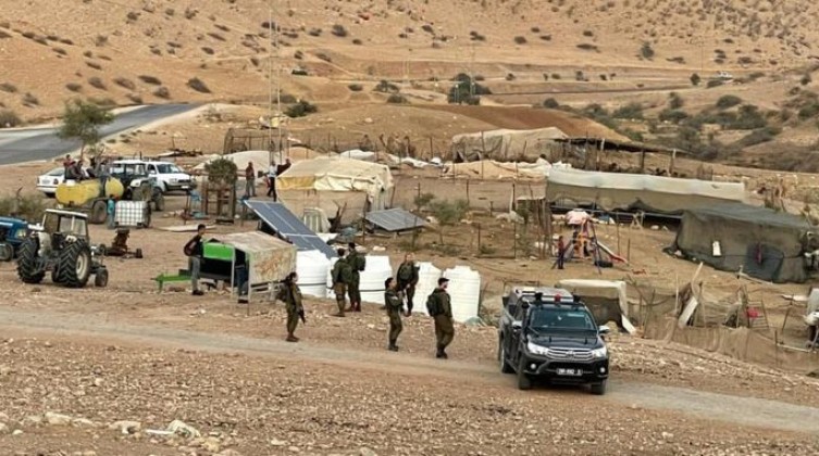 هجوم للمستوطنين على مدرسة خربة المالح في الأغوار الشمالية