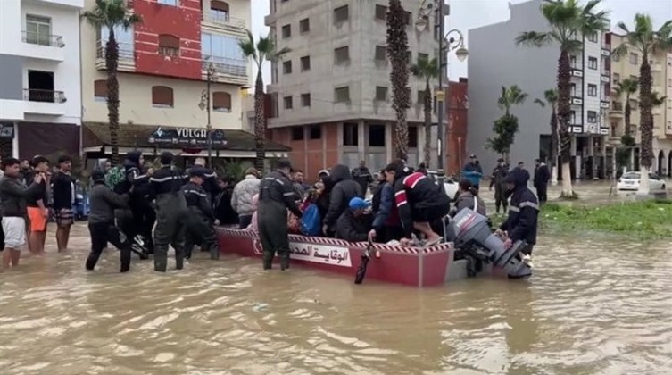 إجلاء 154 ألف شخص بسبب الفيضانات في المغرب