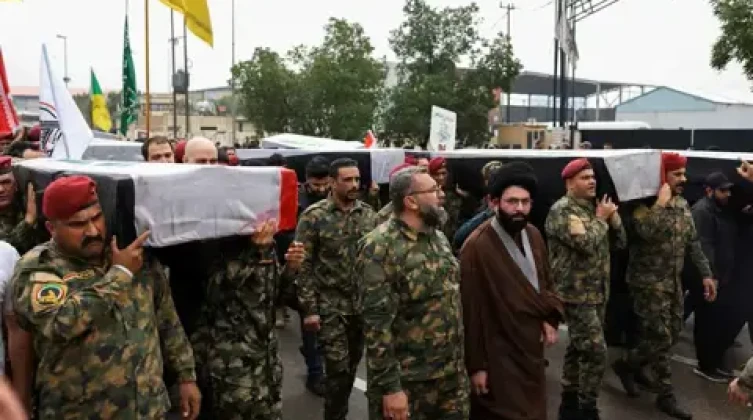 قتيل من الحشد الشعبي في قصف على العراق قرب الحدود السورية