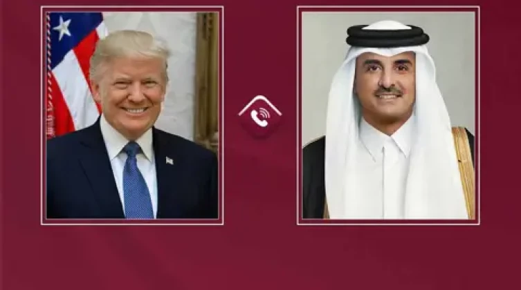 تفاصيل اتصال هاتفي بين أمير قطر وترامب