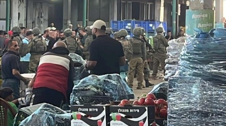 الاحتلال يقتحم سوق الخضار المركزي "الحسبة" شرق نابلس