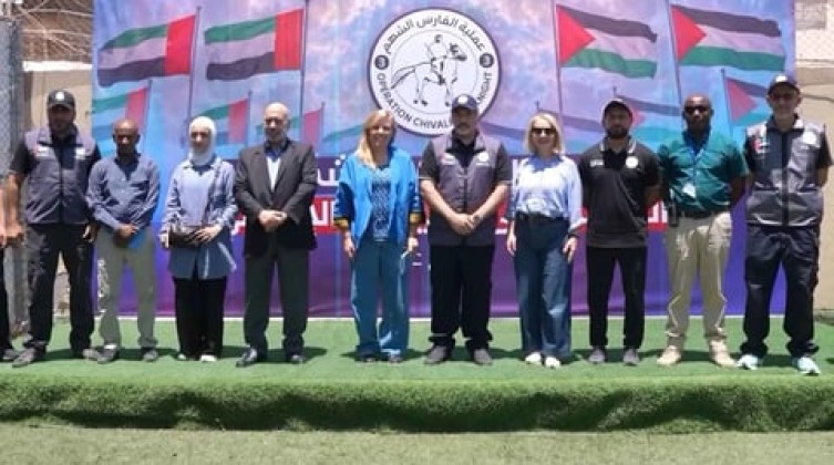 المستشفى الميداني الإماراتي في غزة يستقبل وفدًا أمميًا