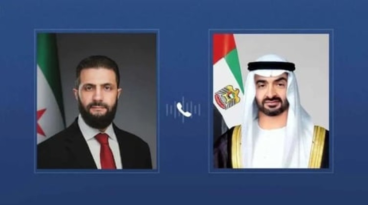رئيس الإمارات ونظيره السوري يبحثان علاقات التعاون والتطورات الإقليمية