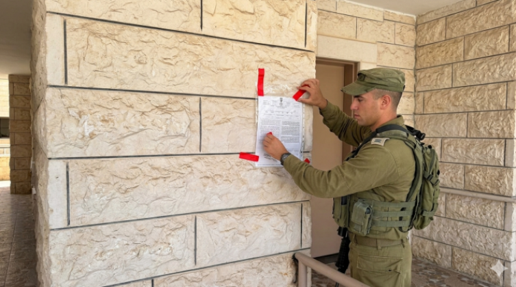 الاحتلال يُجبر فلسطينيا على إخلاء منزله في الجلزون