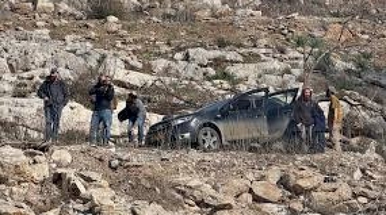 مستوطنون يعتدون على مزارع ويسرقون محصول الزيتون ومعداته جنوب نابلس