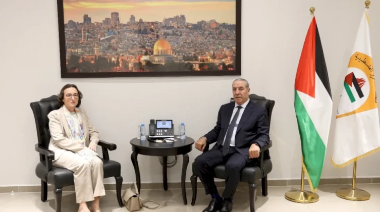 تفاصيل لقاء الشيخ مع القنصل العام لمملكة بلجيكا لدى فلسطين